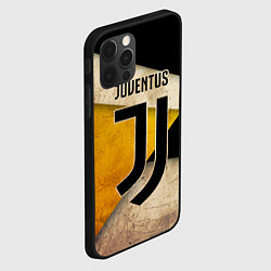 Чехол для iPhone 12 Pro Max FC Juventus: Old Style, цвет: 3D-черный — фото 2