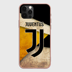 Чехол для iPhone 12 Pro Max FC Juventus: Old Style, цвет: 3D-светло-розовый