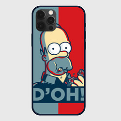 Чехол для iPhone 12 Pro Max Homer Simpson DOH!, цвет: 3D-черный