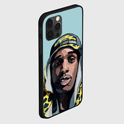 Чехол для iPhone 12 Pro Max ASAP Rocky: Far East, цвет: 3D-черный — фото 2