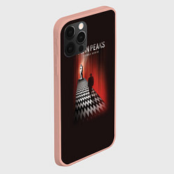 Чехол для iPhone 12 Pro Max Twin Peaks: Firewalk with me, цвет: 3D-светло-розовый — фото 2