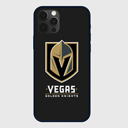 Чехол для iPhone 12 Pro Max Vegas: Golden Knights, цвет: 3D-черный