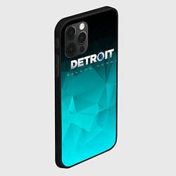 Чехол для iPhone 12 Pro Max Detroit: Become Human, цвет: 3D-черный — фото 2