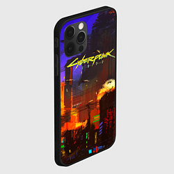 Чехол для iPhone 12 Pro Max Cyberpunk 2077: Night City, цвет: 3D-черный — фото 2