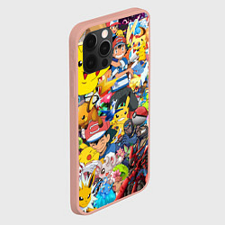 Чехол для iPhone 12 Pro Max Pokemon Bombing, цвет: 3D-светло-розовый — фото 2