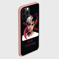 Чехол для iPhone 12 Pro Max XXXTentacion: RIP Legend, цвет: 3D-светло-розовый — фото 2