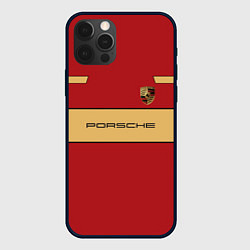 Чехол для iPhone 12 Pro Max Porsche Design, цвет: 3D-черный