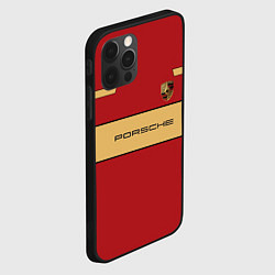 Чехол для iPhone 12 Pro Max Porsche Design, цвет: 3D-черный — фото 2