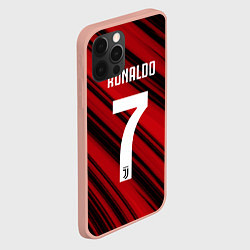 Чехол для iPhone 12 Pro Max Ronaldo 7: Red Sport, цвет: 3D-светло-розовый — фото 2