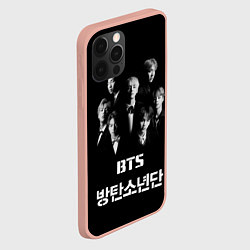 Чехол для iPhone 12 Pro Max BTS Group, цвет: 3D-светло-розовый — фото 2