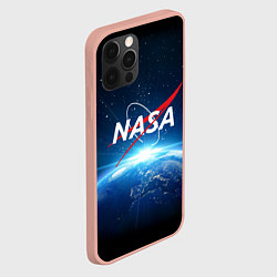 Чехол для iPhone 12 Pro Max NASA: Sunrise Earth, цвет: 3D-светло-розовый — фото 2