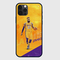 Чехол для iPhone 12 Pro Max LeBron James: NBA Star, цвет: 3D-черный