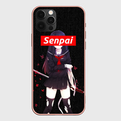 Чехол для iPhone 12 Pro Max Senpai Assassin, цвет: 3D-светло-розовый