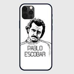 Чехол для iPhone 12 Pro Max Pablo Escobar, цвет: 3D-черный