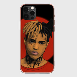 Чехол для iPhone 12 Pro Max XXXTentacion: Red Sun, цвет: 3D-светло-розовый