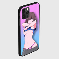 Чехол для iPhone 12 Pro Max Ahegao Girl, цвет: 3D-черный — фото 2