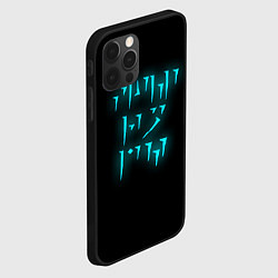Чехол для iPhone 12 Pro Max TES: FUS RO DAH, цвет: 3D-черный — фото 2