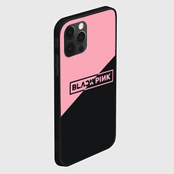 Чехол для iPhone 12 Pro Max Black Pink, цвет: 3D-черный — фото 2