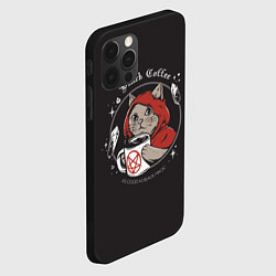 Чехол для iPhone 12 Pro Max Black Cat, Black Coffee, цвет: 3D-черный — фото 2