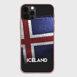 Чехол для iPhone 12 Pro Max Iceland Style, цвет: 3D-светло-розовый