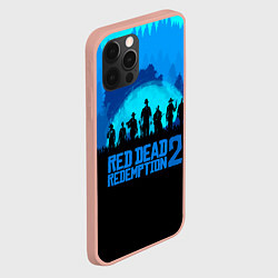 Чехол для iPhone 12 Pro Max RDR 2: Blue Style, цвет: 3D-светло-розовый — фото 2