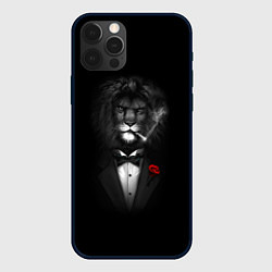 Чехол для iPhone 12 Pro Max Мистер Лев, цвет: 3D-черный