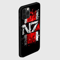 Чехол для iPhone 12 Pro Max Mass Effect N7, цвет: 3D-черный — фото 2