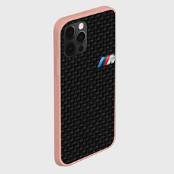Чехол для iPhone 12 Pro Max BMW, цвет: 3D-светло-розовый — фото 2