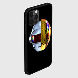 Чехол для iPhone 12 Pro Max Daft Punk: Smile Helmet, цвет: 3D-черный — фото 2