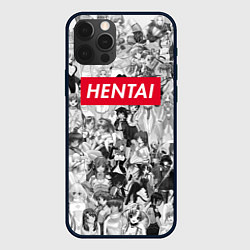 Чехол для iPhone 12 Pro Max HENTAI, цвет: 3D-черный