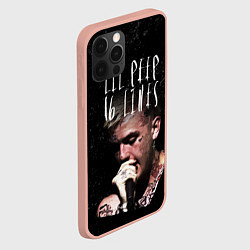Чехол для iPhone 12 Pro Max Lil Peep: 16 Lines, цвет: 3D-светло-розовый — фото 2