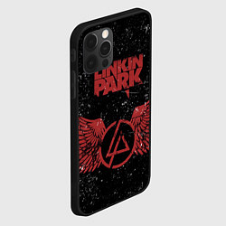 Чехол для iPhone 12 Pro Max Linkin Park: Red Airs, цвет: 3D-черный — фото 2