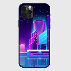 Чехол для iPhone 12 Pro Max Neon Nights, цвет: 3D-черный