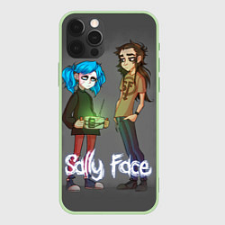 Чехол для iPhone 12 Pro Max Sally Face: Friends, цвет: 3D-салатовый