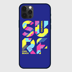 Чехол для iPhone 12 Pro Max Surf, California, цвет: 3D-черный