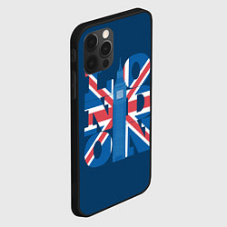 Чехол для iPhone 12 Pro Max London: Great Britain, цвет: 3D-черный — фото 2