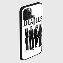 Чехол для iPhone 12 Pro Max The Beatles: White Side, цвет: 3D-черный — фото 2