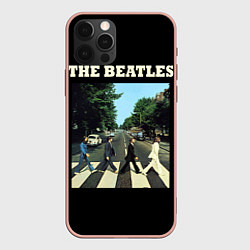 Чехол для iPhone 12 Pro Max The Beatles: Abbey Road, цвет: 3D-светло-розовый