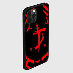 Чехол для iPhone 12 Pro Max DOOM: Red Slayer, цвет: 3D-черный — фото 2