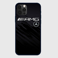 Чехол для iPhone 12 Pro Max Mercedes AMG, цвет: 3D-черный