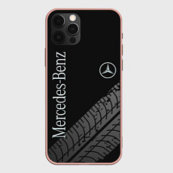 Чехол для iPhone 12 Pro Max Mercedes AMG: Street Style, цвет: 3D-светло-розовый