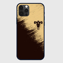 Чехол для iPhone 12 Pro Max Black Clover, цвет: 3D-черный