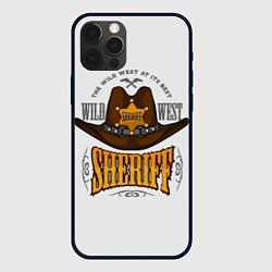 Чехол для iPhone 12 Pro Max Sheriff - wild west, цвет: 3D-черный
