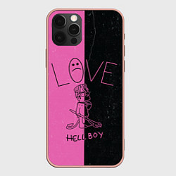 Чехол для iPhone 12 Pro Max Lil Peep: Hell Boy, цвет: 3D-светло-розовый