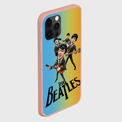 Чехол для iPhone 12 Pro Max The Beatles - world legend, цвет: 3D-светло-розовый — фото 2
