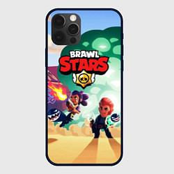 Чехол для iPhone 12 Pro Max Brawl Stars, цвет: 3D-черный