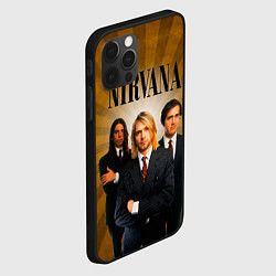 Чехол для iPhone 12 Pro Max Nirvana, цвет: 3D-черный — фото 2