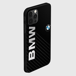 Чехол для iPhone 12 Pro Max BMW, цвет: 3D-черный — фото 2