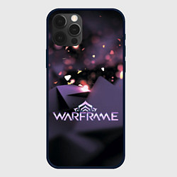 Чехол для iPhone 12 Pro Max Warframe abstract logo, цвет: 3D-черный