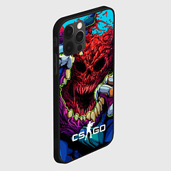 Чехол для iPhone 12 Pro Max CS GO monster, цвет: 3D-черный — фото 2